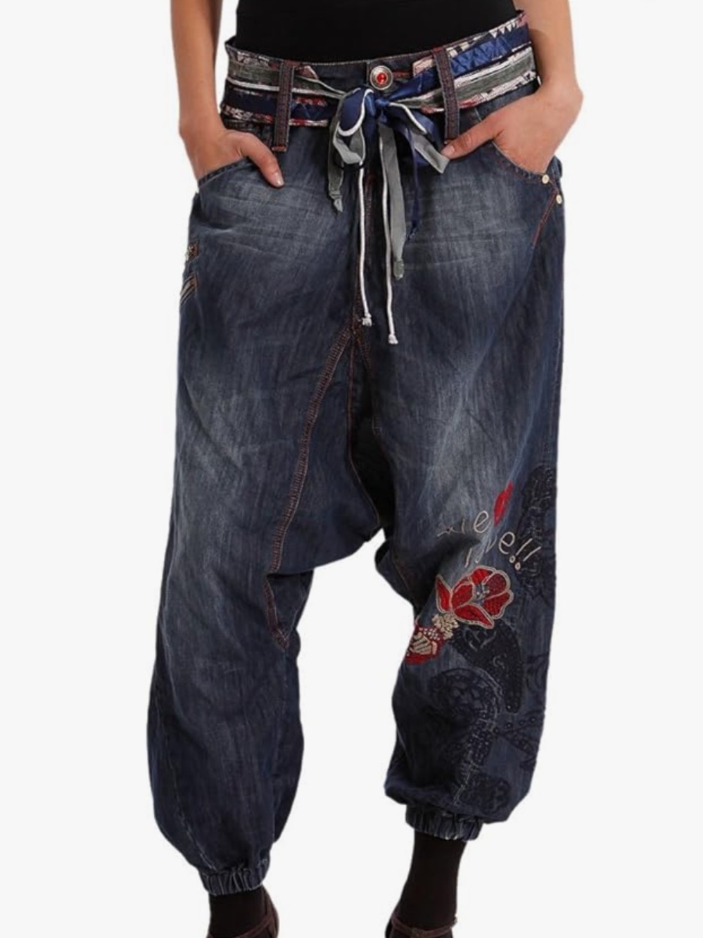 Desigual Women's Turko Jeans, Dark Blue Denim size 24